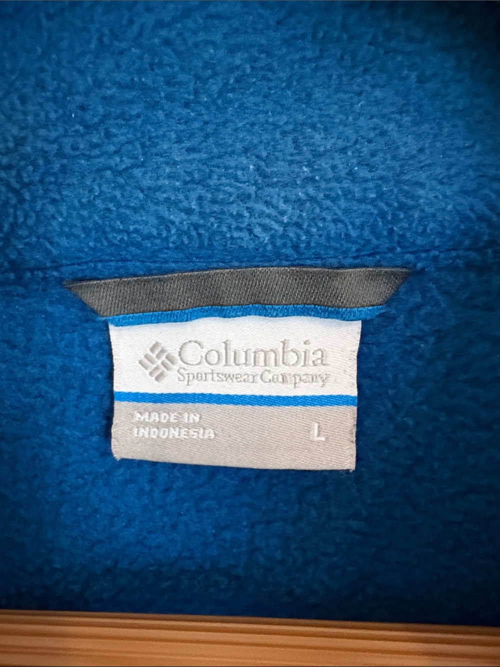 Columbia Sportswear Flattop Mountain Full Zip Fleece Jacket Blue Size Large - Picture 2 of 11